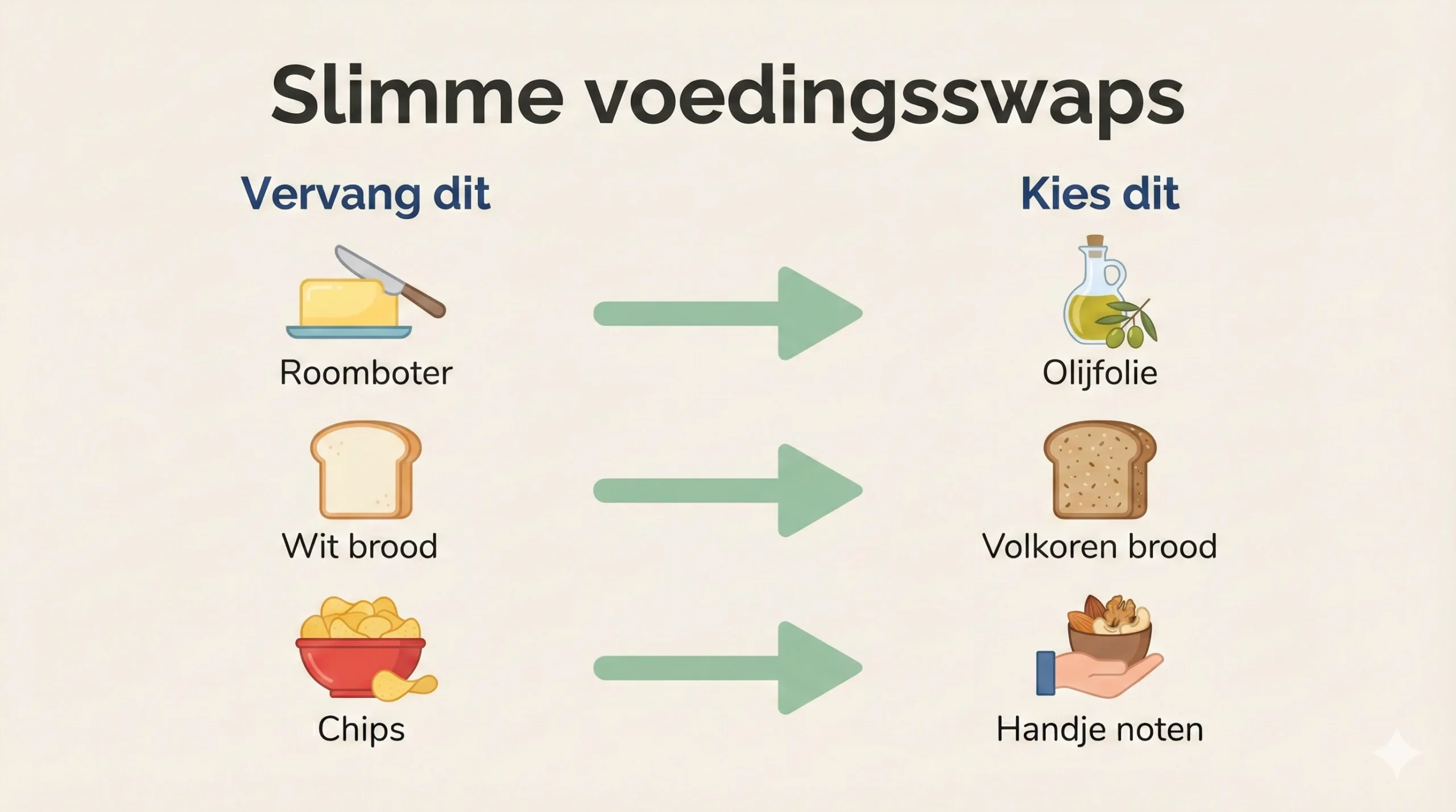 Cholesterol verlagen voedingsswaps verzadigd vet onverzadigd vet