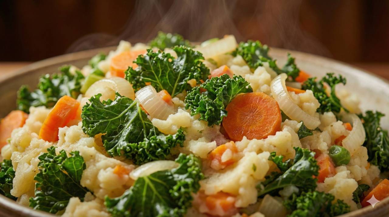 Stamppot boerenkool als klassiek Nederlands gezond comfort food