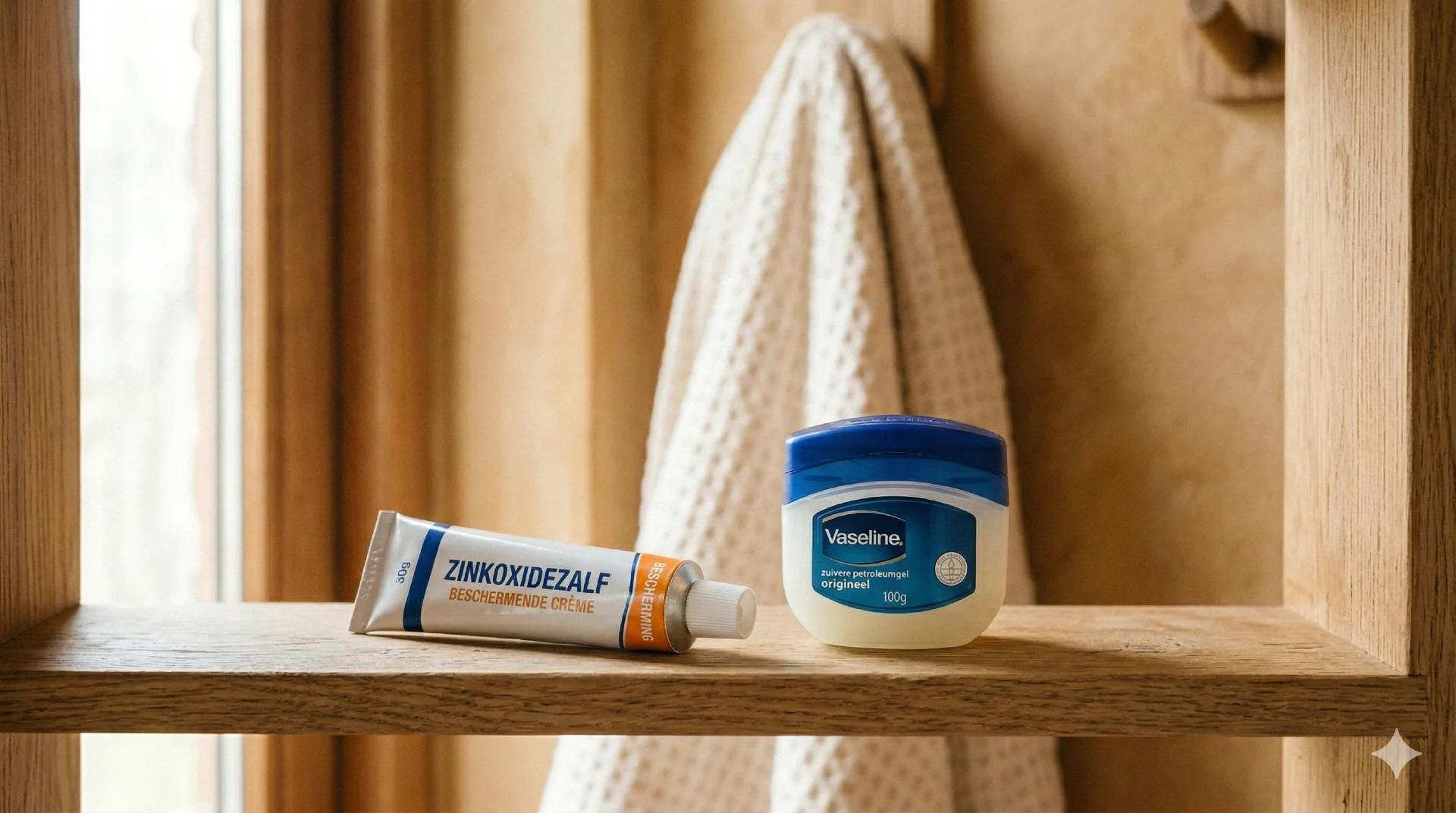Zinkolie en vaseline tegen kapotte mondhoeken