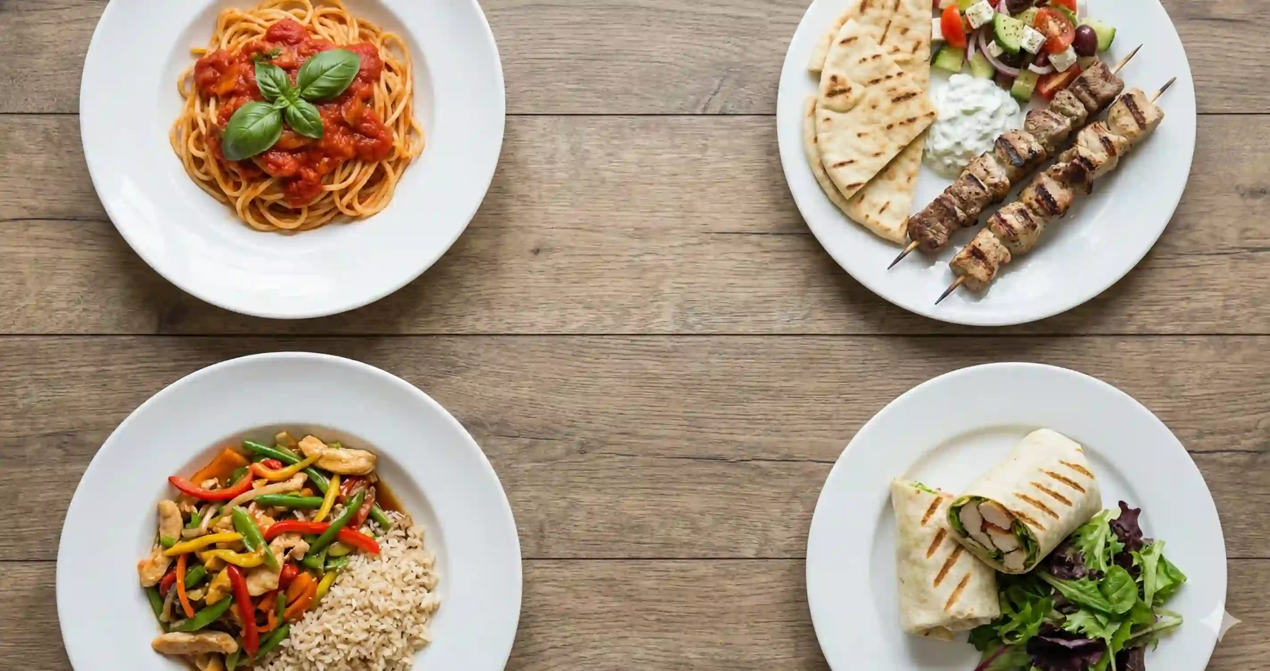 Gezond uit eten per restauranttype - Italiaans Grieks Aziatisch