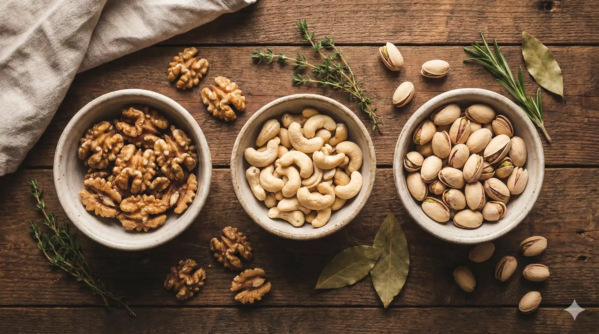 walnoten cashewnoten pistachenoten vergelijking gezondste noten