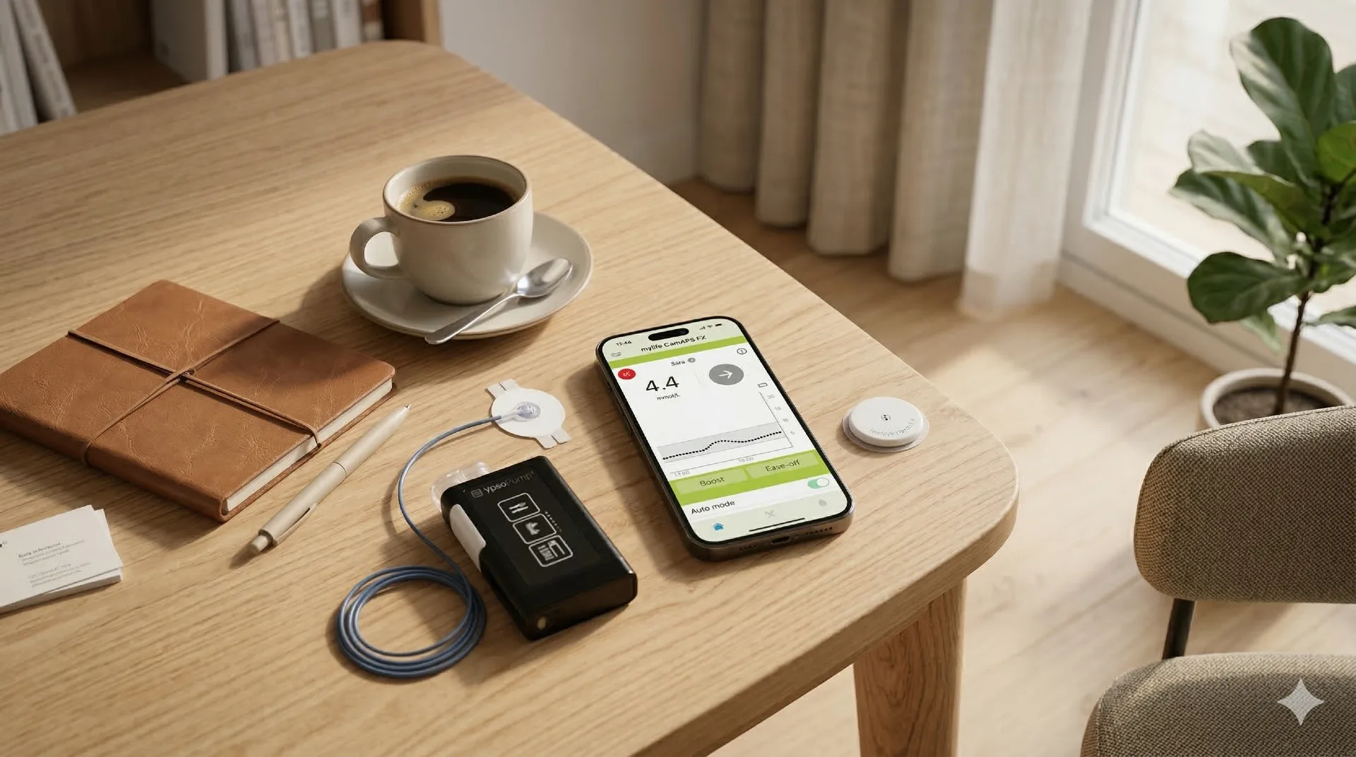 CamAPS Liberty fully closed loop insulinepomp smartphone