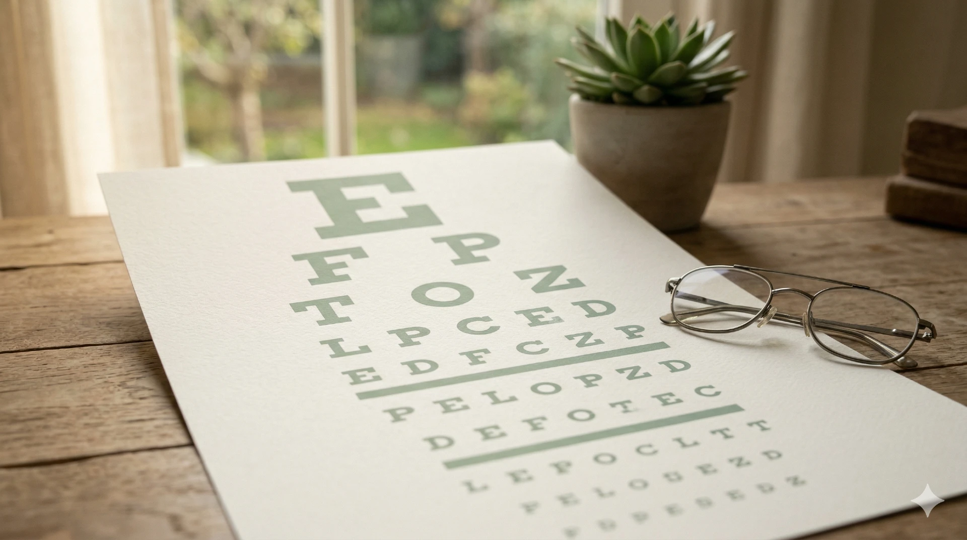 Snellen-letterkaart voor oogtest online met afnemende letters