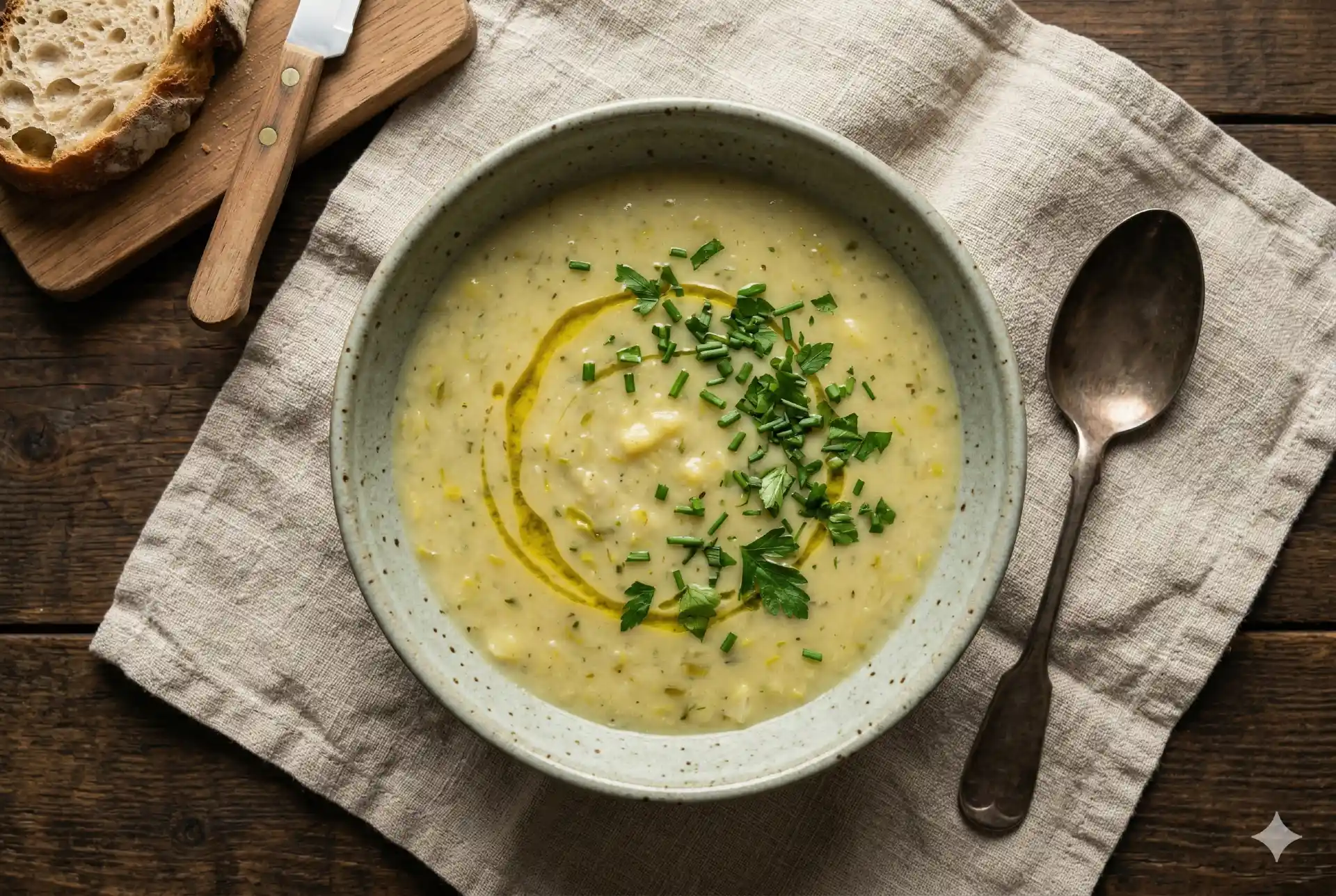 Kom preisoep met verse kruiden - preisoep gezond