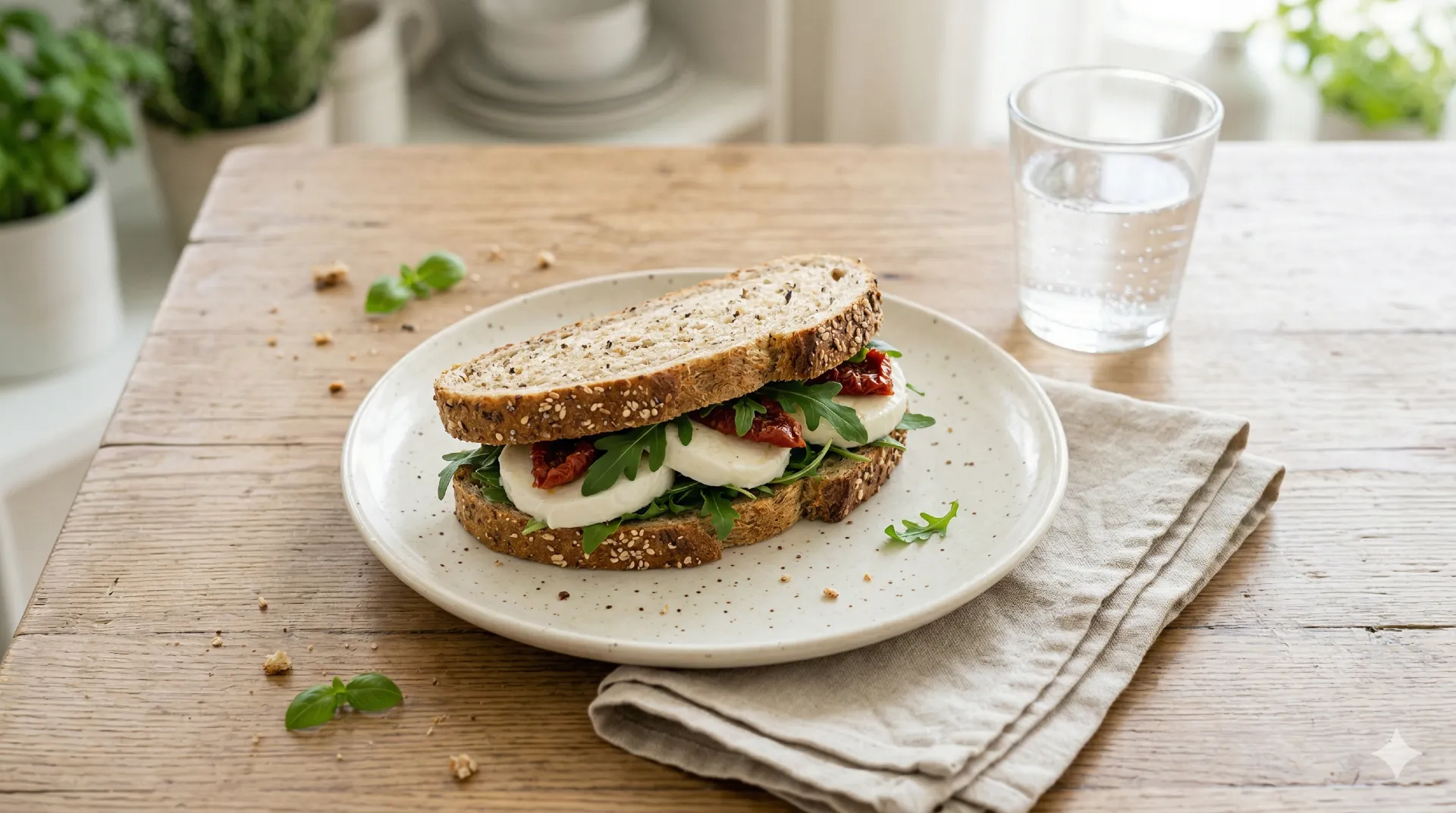 Mozzarella gezond: caprese salade met verse mozzarella en tomaat