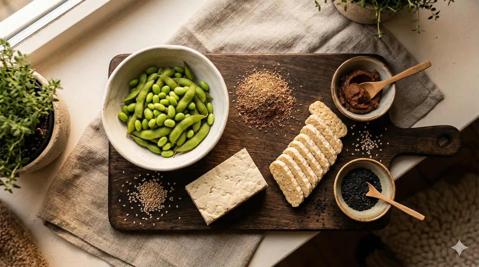 Voeding met fyto-oestrogenen bij oestrogeen tekort aanvullen